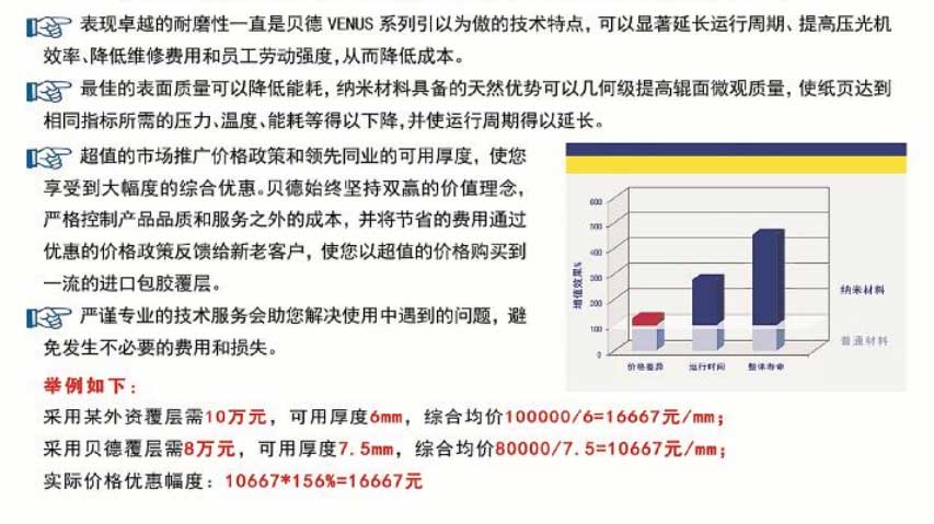 為什么選擇貝德將顯著降低包膠總成本？